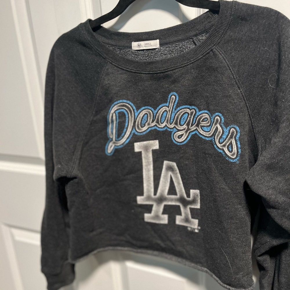 Dodgers crop sweatshirt size small